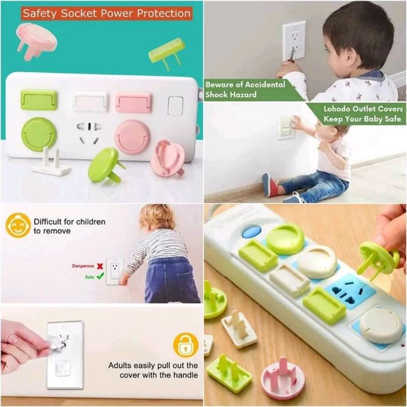 10 Pcs Baby Safety Electric Protection Socket Plug